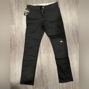 Dickie’s Twill Black Skinny Straight Pants